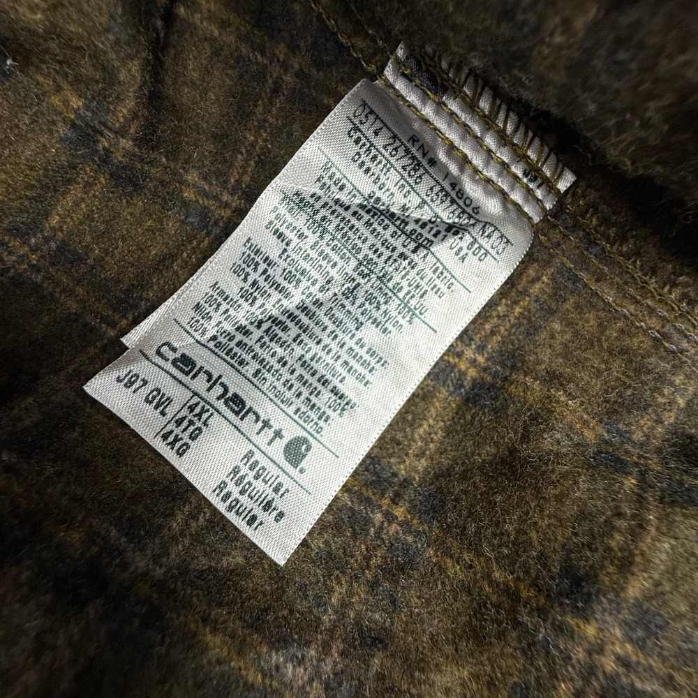 Carhartt Detroit Jacket Blanket Lined Mens 4XL J97 GVL Gravel Gray NWT NOS - Picture 4 of 12